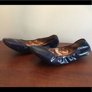 BCBG patent leather flats